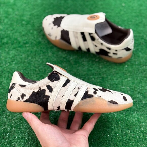 Adidas Taekwondo Mei Cow Print Womens JS0297 NEW Sz 7 - Picture 1 of 6